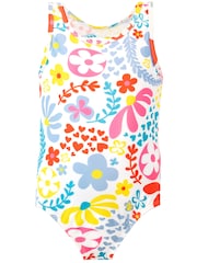 Harry Bear Grey Pattern Flower Swimsuit - Image 1 of 4