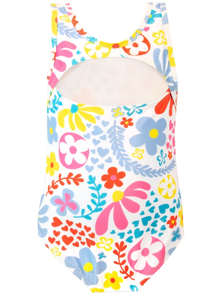 Harry Bear Grey Pattern Flower Swimsuit - Image 2 of 4