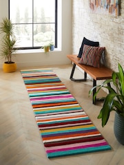 Multi Bright Cut Stripe Runner - Image 1 of 5
