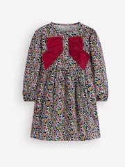 Boden Green Norah Button-through Bow Dress - Image 1 of 3