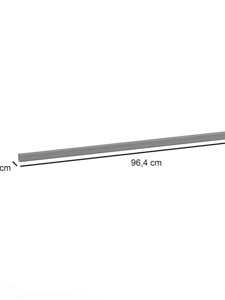 Wiemann Silver Additional Wardrobe Internal Hanging Rail 96.5cm - Image 1 of 2 Wiemann Silver Additional Wardrobe Internal Hanging Rail 96.5cm - Image 1 of 2