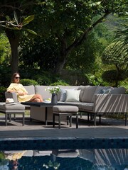 Maze Mink Brown Garden Pulse Corner Dining Set - Image 1 of 6