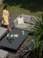 Maze Mink Brown Garden Pulse Corner Dining Set - Image 4 of 6