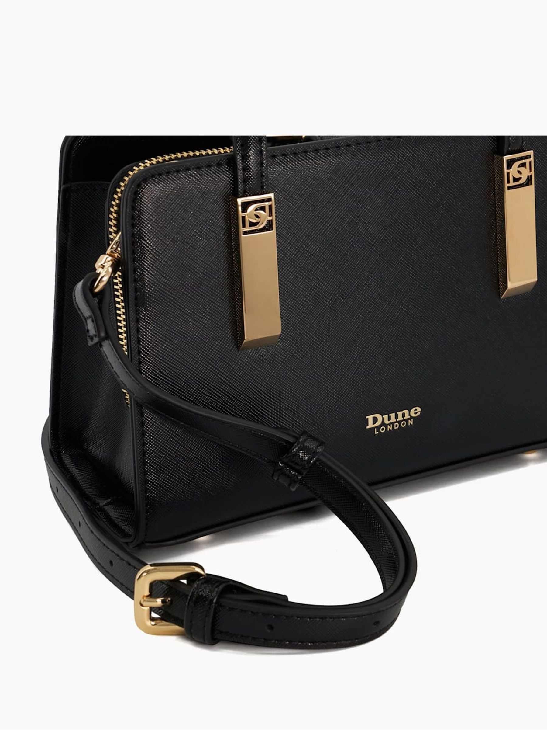 Buy Dune London Black Dinkydenbeigh Mini Branded Handle Tote Bag from Next Canada