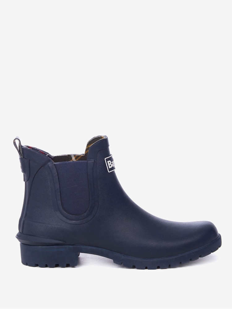 Barbour® Navy Wilton Chelsea Wellington Boots - Image 1 of 8