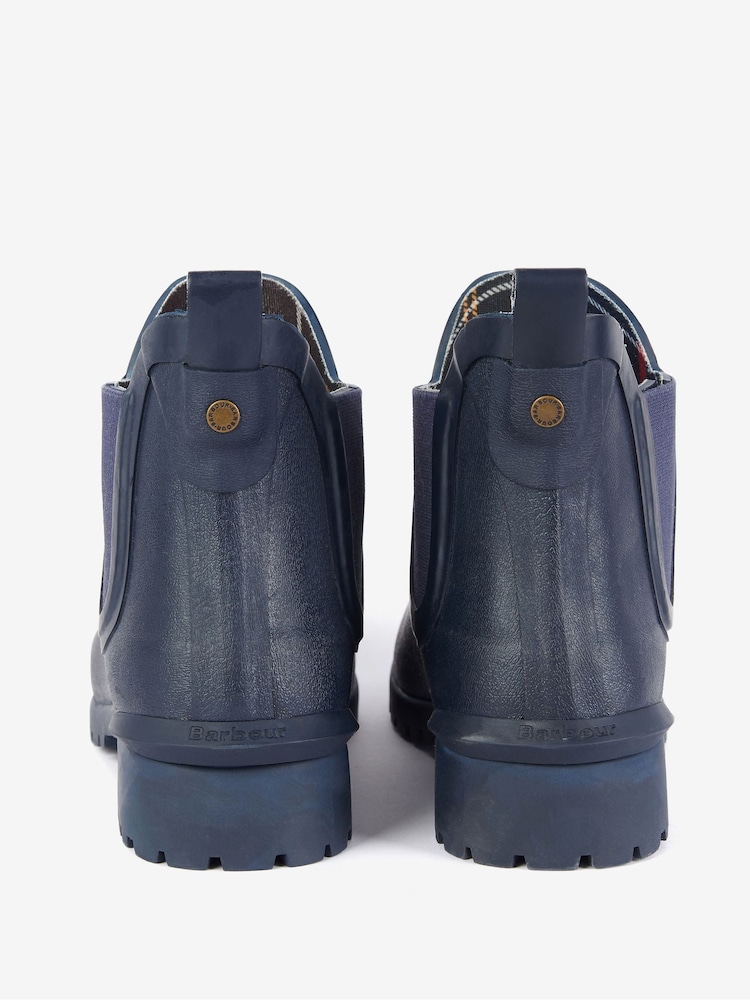 Barbour® Navy Wilton Chelsea Wellington Boots - Image 2 of 8