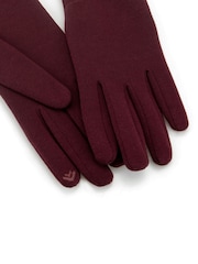 Totes Red Thermal Gloves with Smartouch - Image 4 of 5