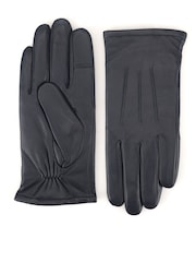 Plavo - Totes 3 Point Leather Gloves with Smartouch and Water Repellent Finish - Slika 3 od 5