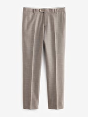 Neutral Slim Fit Textured Suit Trousers - Image 6 of 9