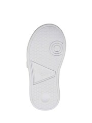 Polo Ralph Lauren White/Pink Heritage Court III Velcro Strap Trainers - Image 3 of 3