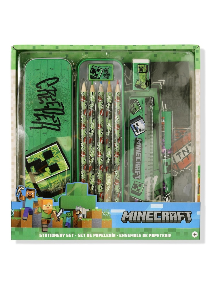 Peers Hardy Green Minecraft Stationery Set - Image 3 of 3