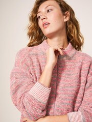 White Stuff Pink Weekend Bomber Jacket - Image 4 of 6