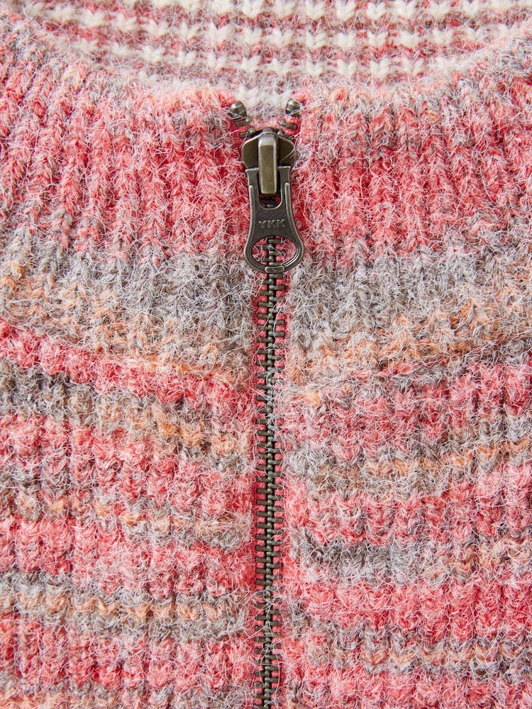 White Stuff Pink Weekend Bomber Jacket - Image 6 of 6