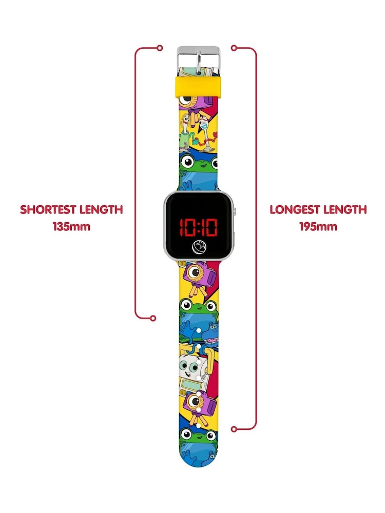 Peers Hardy Blue Toy Story Led Display Watch With Silicone Character Strap For Kids - Image 3 of 3