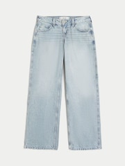 Hollister Blue Ultra Low Rise Baggy Jeans - Image 6 of 6
