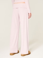 Hollister Pointelle Foldover Wide Leg Pyjama Joggers - 4의 이미지 3