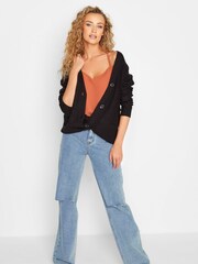 Long Tall Sally Blue Ripped Knee Wide Leg Jeans - Image 2 of 4