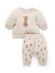 Purebaby Natural Quilted Track Set - Image 1 of 1