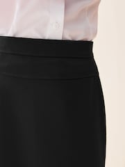 Black Pull-On Jersey Stretch School Pencil Skirt (3-18yrs) - Image 5 of 6