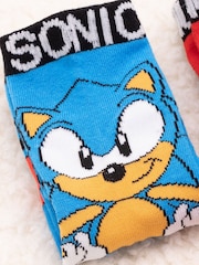 Vanilla Underground Black Sonic the Hedgehog Boys Calf Socks Set of 5 - Image 6 of 6