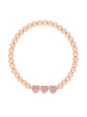 Lipsy Jewellery Pink Micro Pave Stretch Bracelet - Gift Boxed - Image 2 of 3