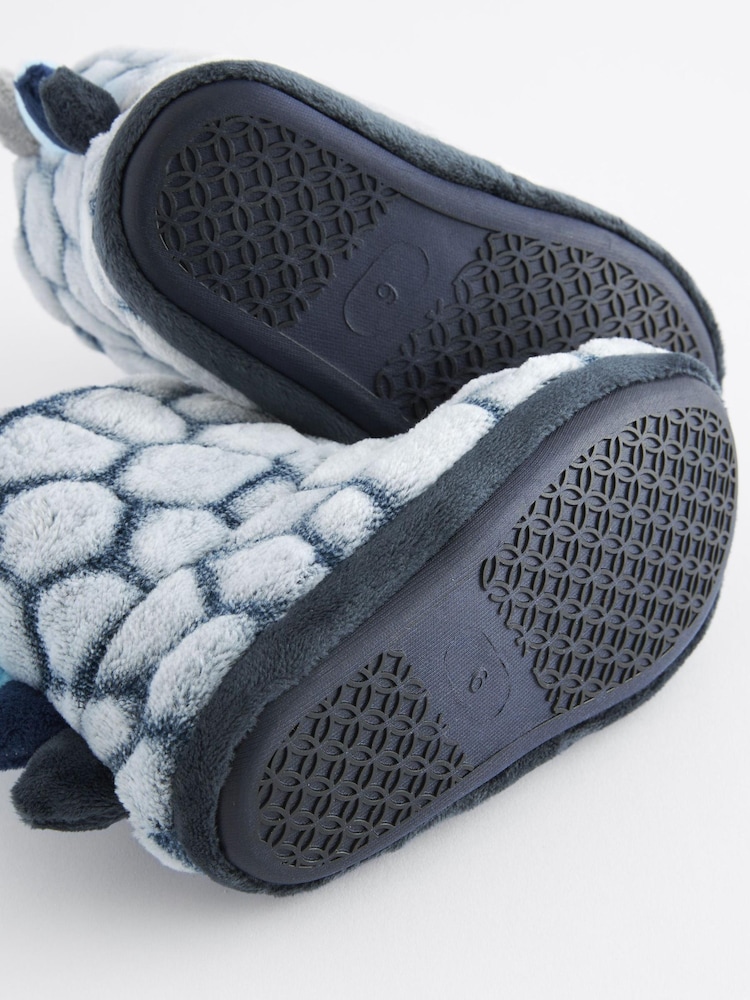 Gris échelle de dinosaure - Chaussons doublés - Image 4 of 6