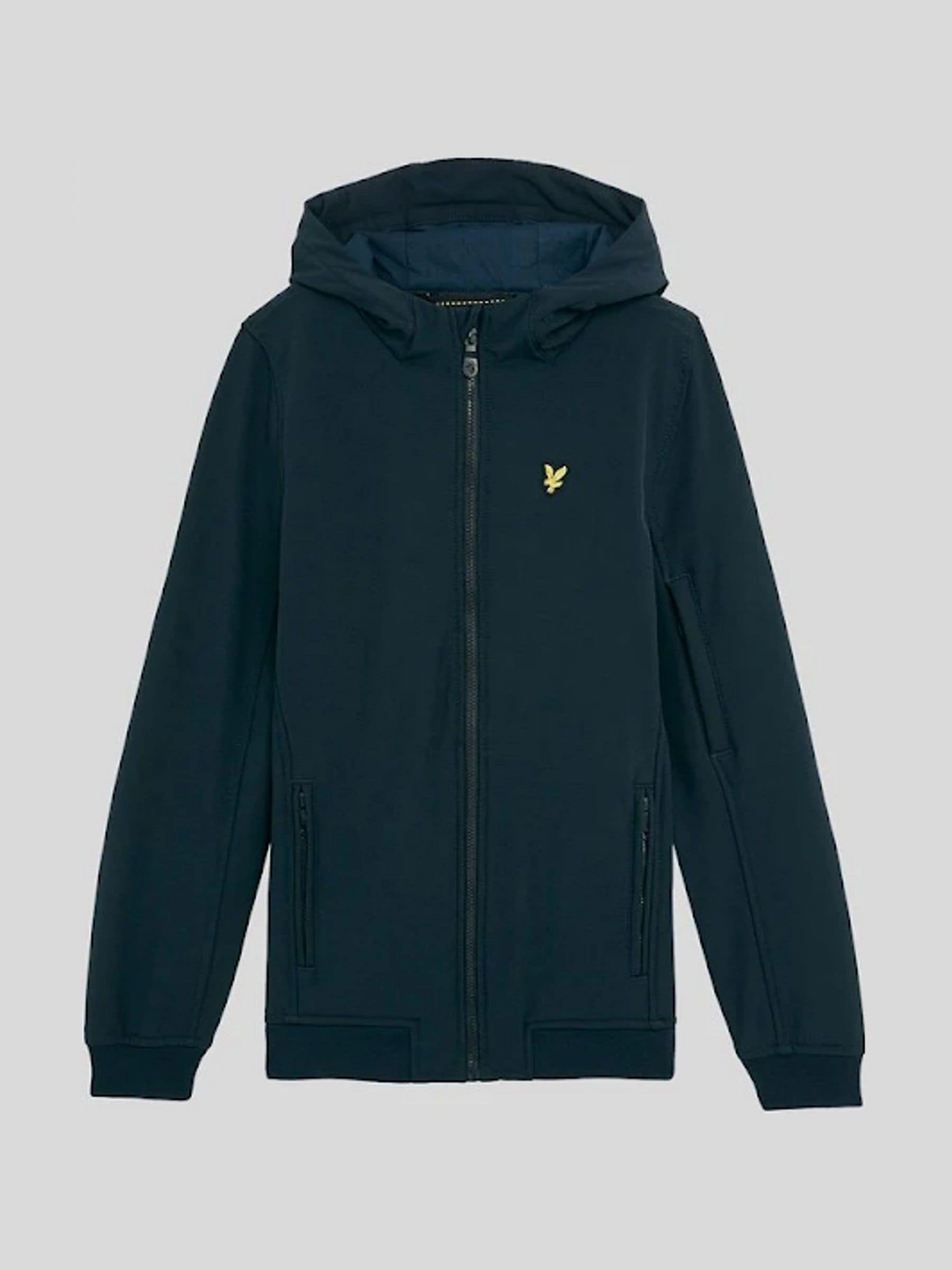 Lyle & Scott Men's Blue Softshell Hooded Jacket