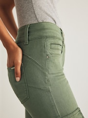 Khaki Green Lift Slim And Shape Cargo Slim Jeans - Image 5 of 9