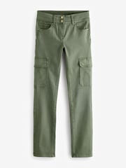 Khaki Green Lift Slim And Shape Cargo Slim Jeans - Image 8 of 9