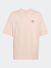 adidas Originals Pink Bubble Tea Graphic T-Shirt - Image 1 of 4