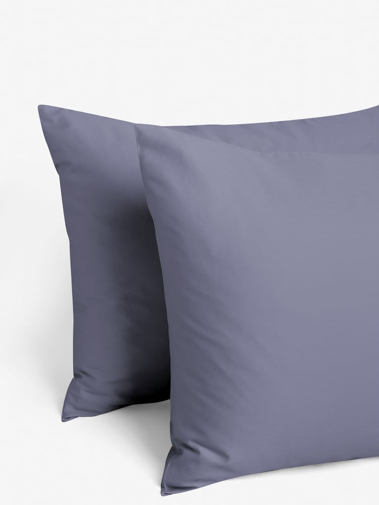 Blue 400 Thread Count 100% Egyptian Cotton Sateen Luxury Duvet Cover and Pillowcase Set - Image 3 of 4