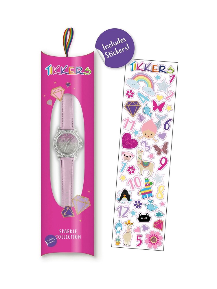 Peers Hardy Tikkers Girls Purple PU Strap Ombre Shimmer Dial Watch - Image 3 of 3