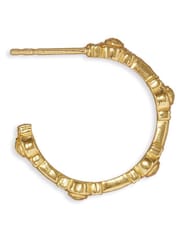 Pendientes de aro con diseño de tenis de Ottoman Hands - Imagen 4 de 6