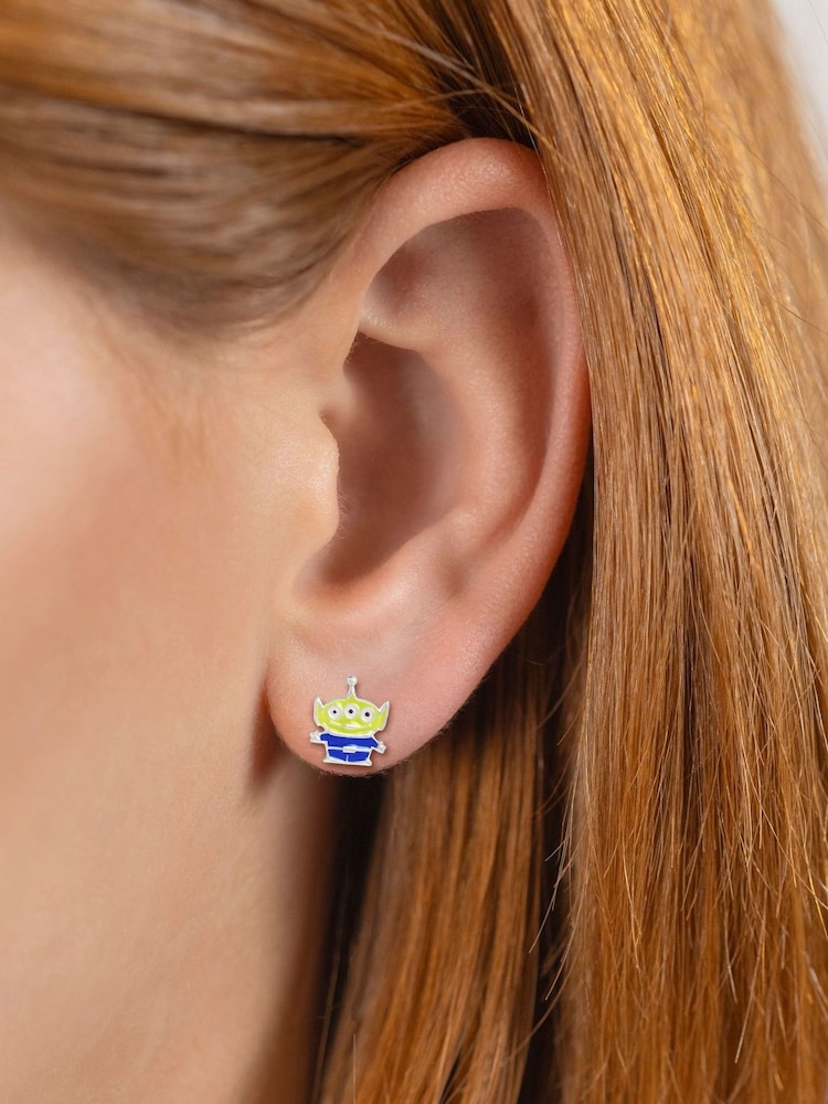 Peers Hardy Green Toy Story Sterling Silver Alien Earrings - Image 1 of 4