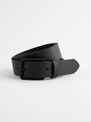Black/Dark Leather Belt - Image 2 of 4