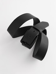 Black/Dark Leather Belt - Image 3 of 4