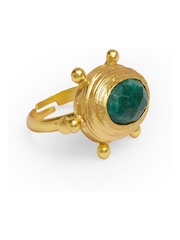 Tono oro esmeralda - Anillo de cóctel Zand de Ottoman Hands - Imagen 3 de 5