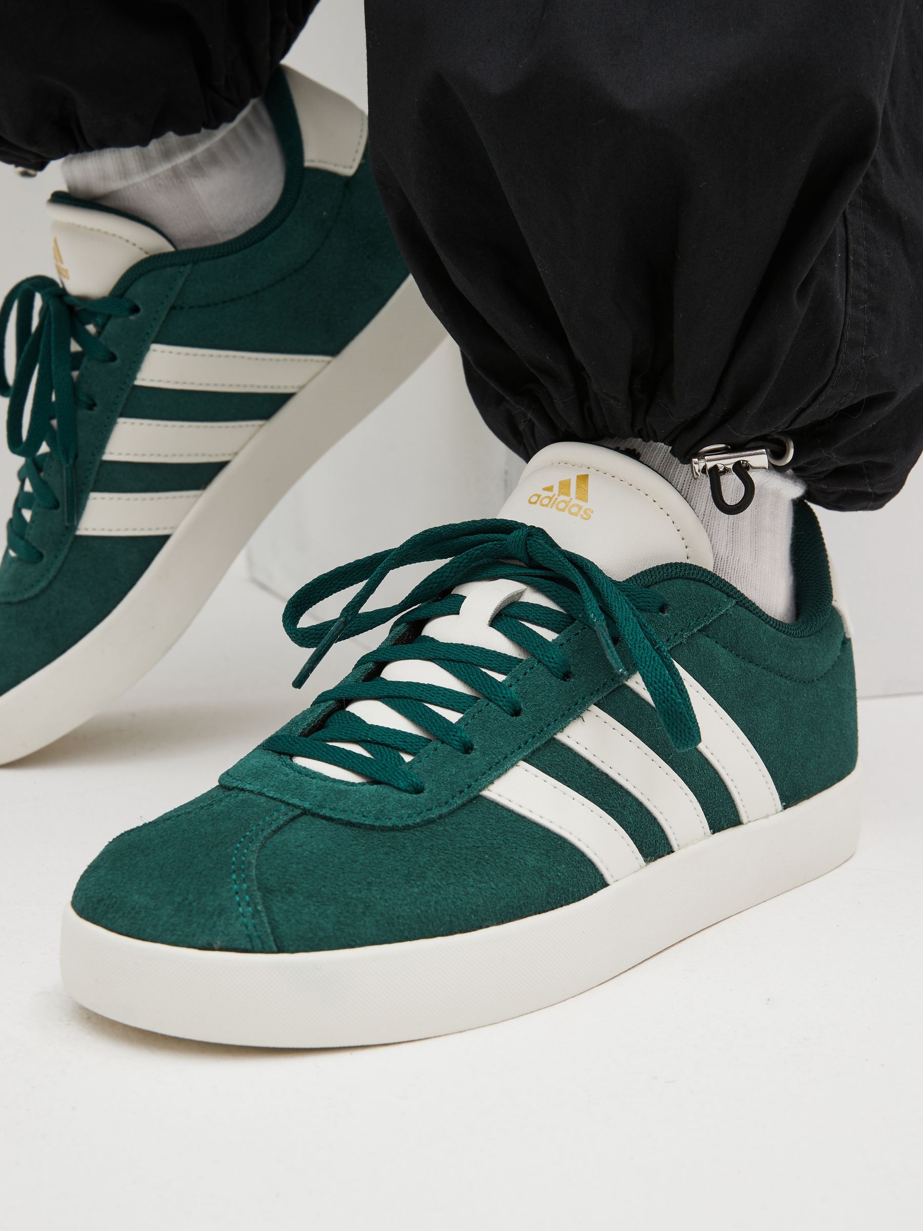 Adidas vl court suede junior trainers sale