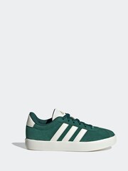 adidas Green/White Junior Sportswear VL Court Trainers - Image 3 of 11