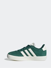 adidas Green/White Junior Sportswear VL Court Trainers - Image 4 of 11