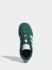 adidas Green/White Junior Sportswear VL Court Trainers - Image 8 of 11