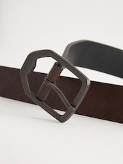 Brown Bottle Opener Buckle Leather Belt - Image 5 of 5