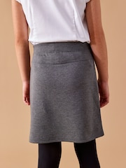 Grey Pull-On Jersey Stretch School Pencil Skirt (3-18yrs) - Image 3 of 4