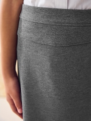 Grey Pull-On Jersey Stretch School Pencil Skirt (3-18yrs) - Image 4 of 4
