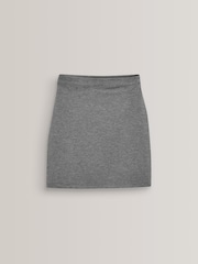 Grau - Jersey-Stretch-Bleistiftrock für die Schule im Pull-on-Stil (3–18 J.) - Bild 5 von 5