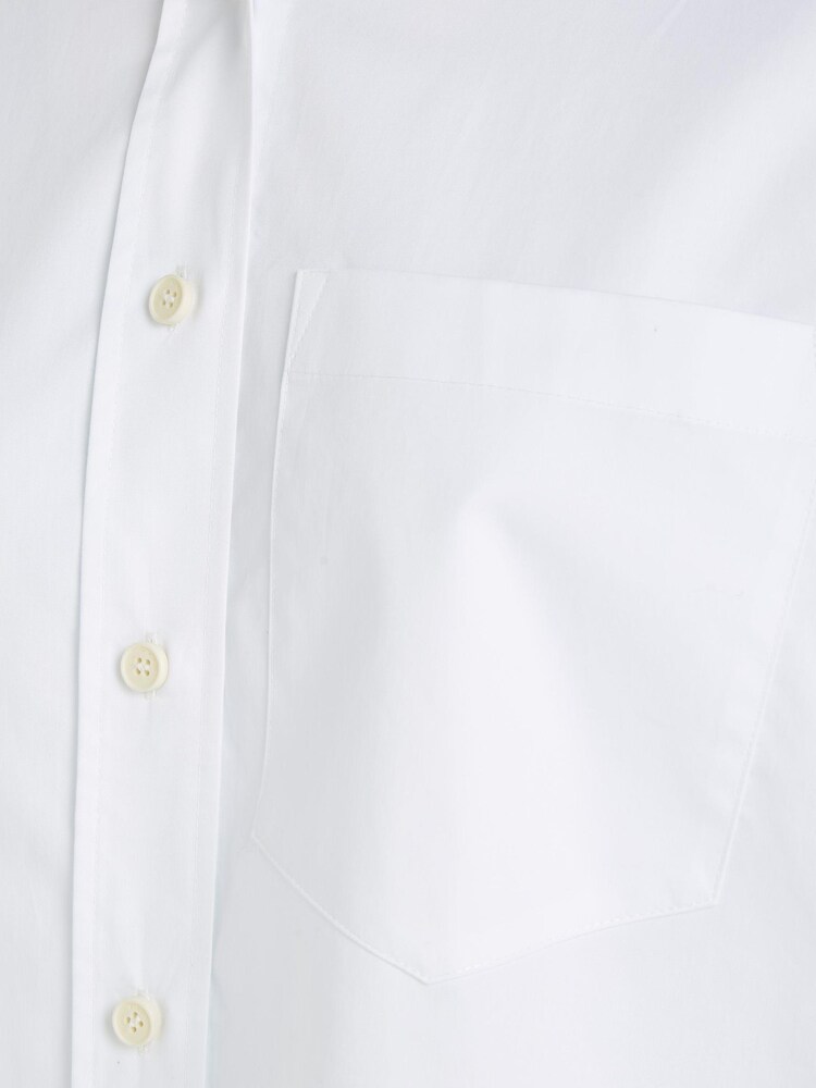Calvin Klein Relaxed Cotton White Shirt - Image 6 of 6 Calvin Klein Relaxed Cotton White Shirt - Image 6 of 6