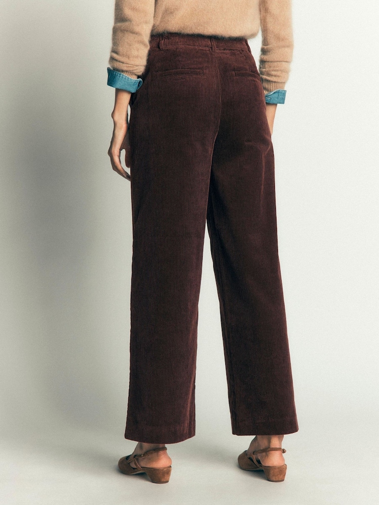 Boden Brown Belgravia Chunky Cord Trousers - Image 2 of 6
