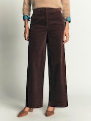 Boden Brown Belgravia Chunky Cord Trousers - Image 3 of 6