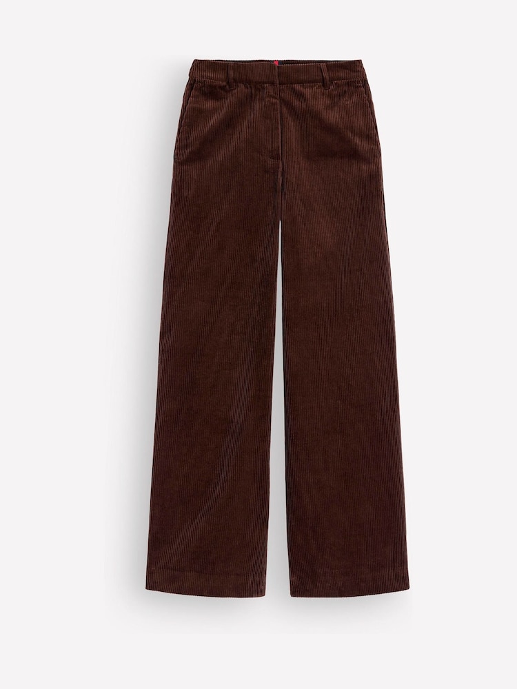 Boden Brown Belgravia Chunky Cord Trousers - Image 6 of 6
