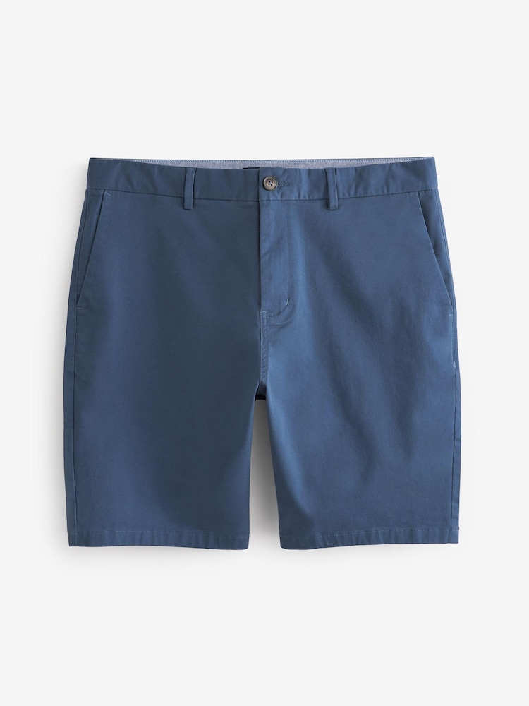 Dunkelblau - Straight Fit - Stretch-Chinoshorts - Bild 1 von 9 Dunkelblau - Straight Fit - Stretch-Chinoshorts - Bild 1 von 9
